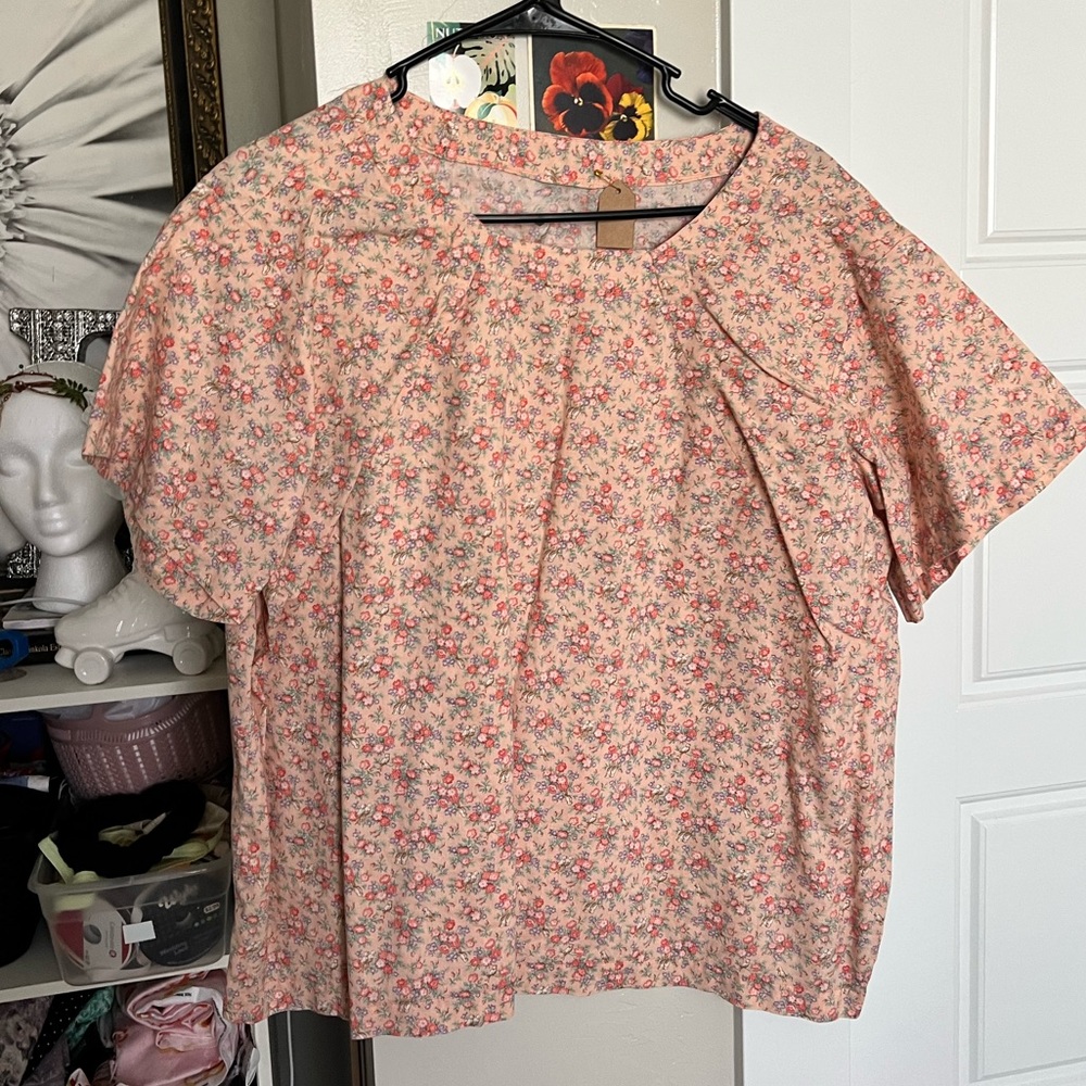 Vintage Handmade Peasant Top Style Blouse